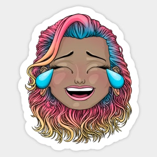 Reve Prisma tears of joy emoji Sticker